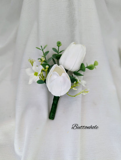 White Tulip Wedding flowers