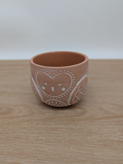 Sass and Belle Olivia Owl Terracotta mini pot