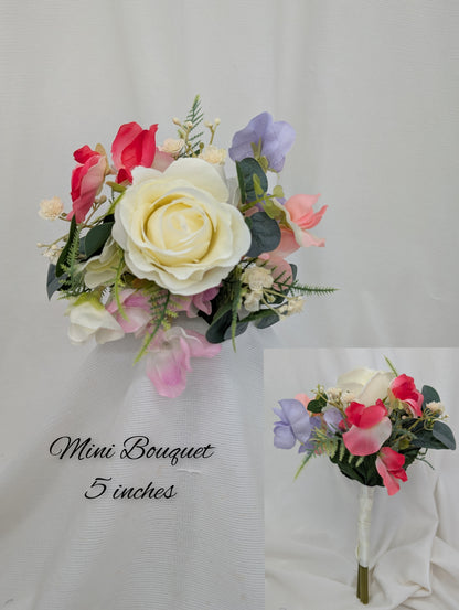 Sweet Pea Bouquet Wedding Flowers