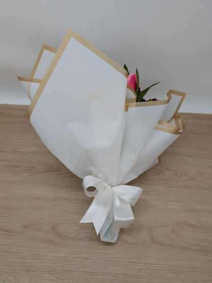 Tulip Gift Bouquet Pink and Purple