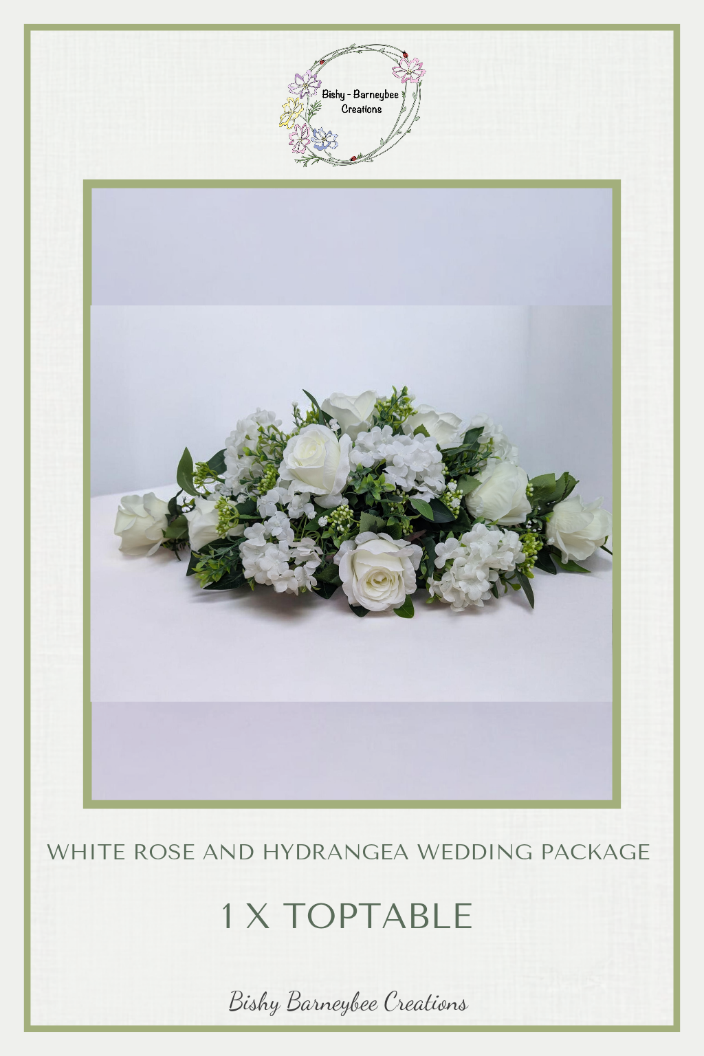 White Rose & Hydrangea Wedding Package