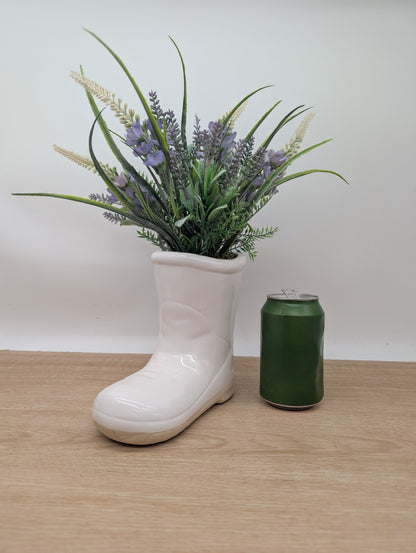 Lavender Wellington Boot Planter