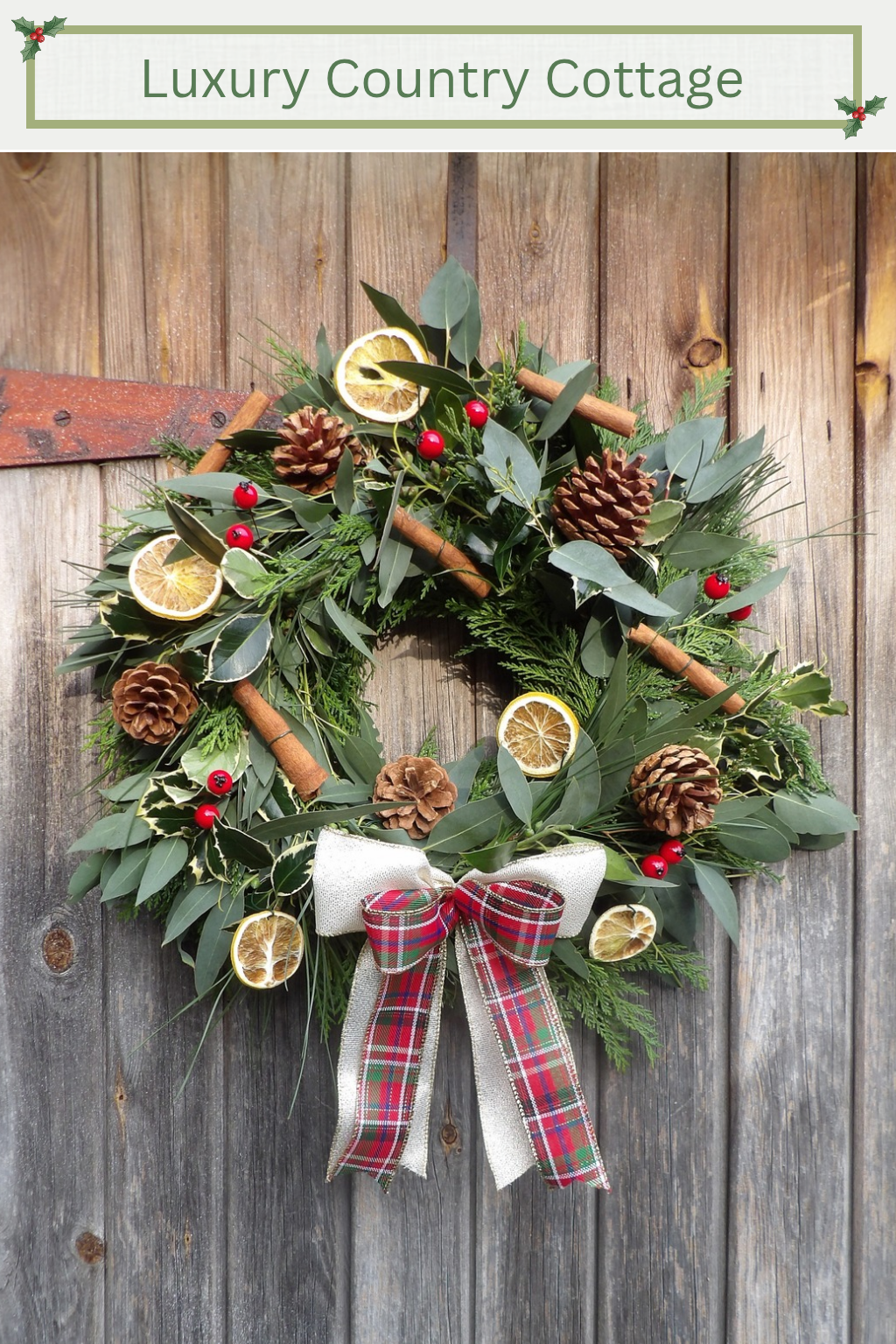 Pre-order Country Cottage Fresh Foliage Wreath Kit