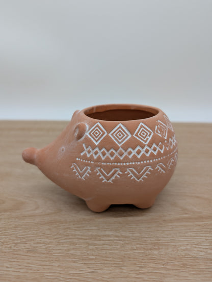 Sass and Belle Hedgehog Terracotta planter