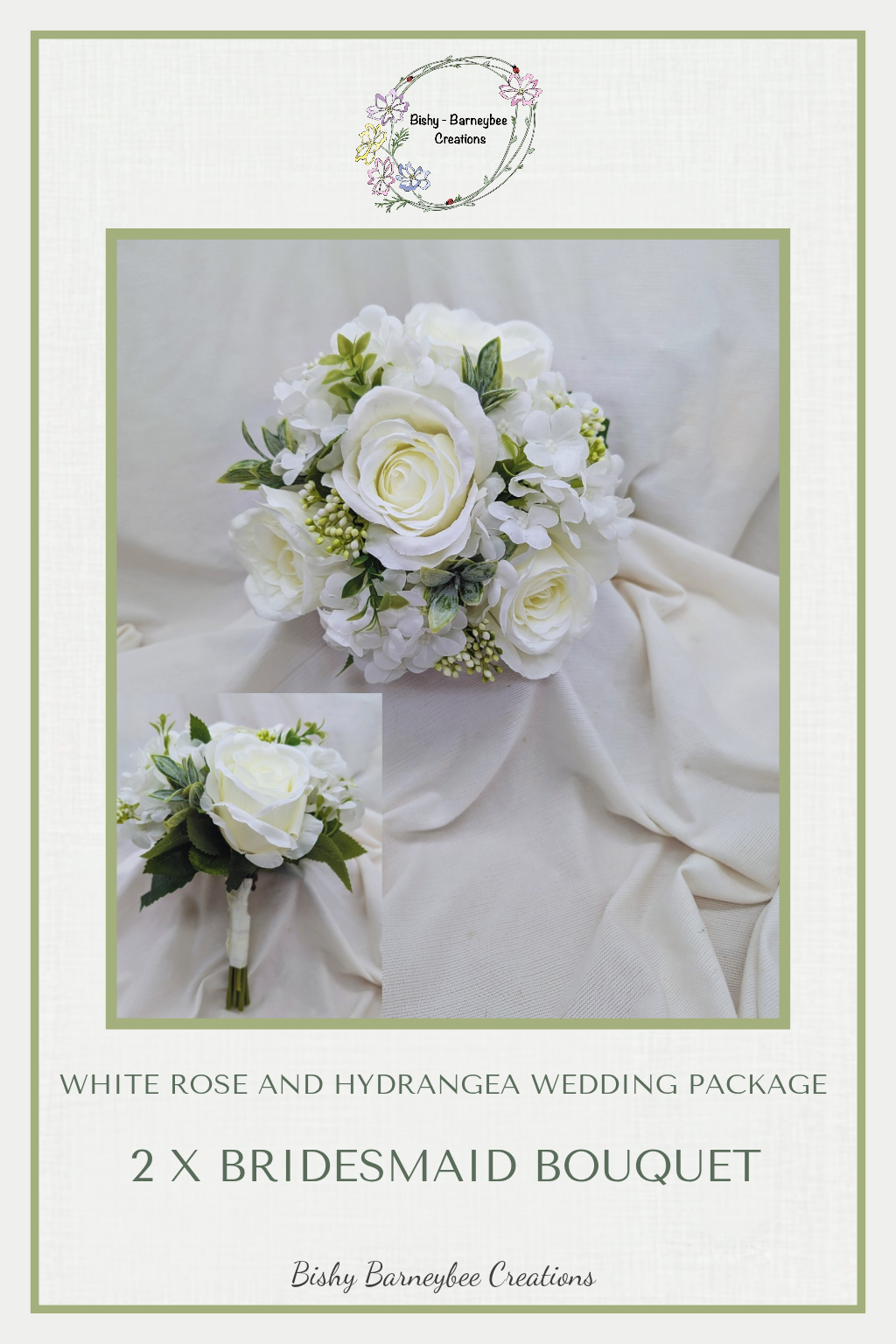 White Rose & Hydrangea Wedding Package