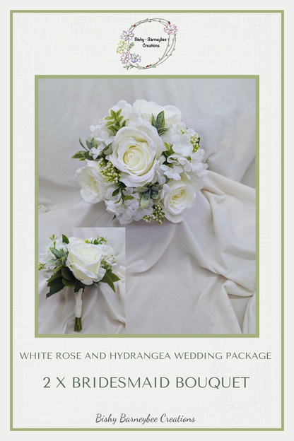 White Rose & Hydrangea Wedding Package