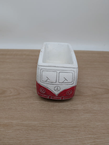 Sass and Belle Campervan cement planter