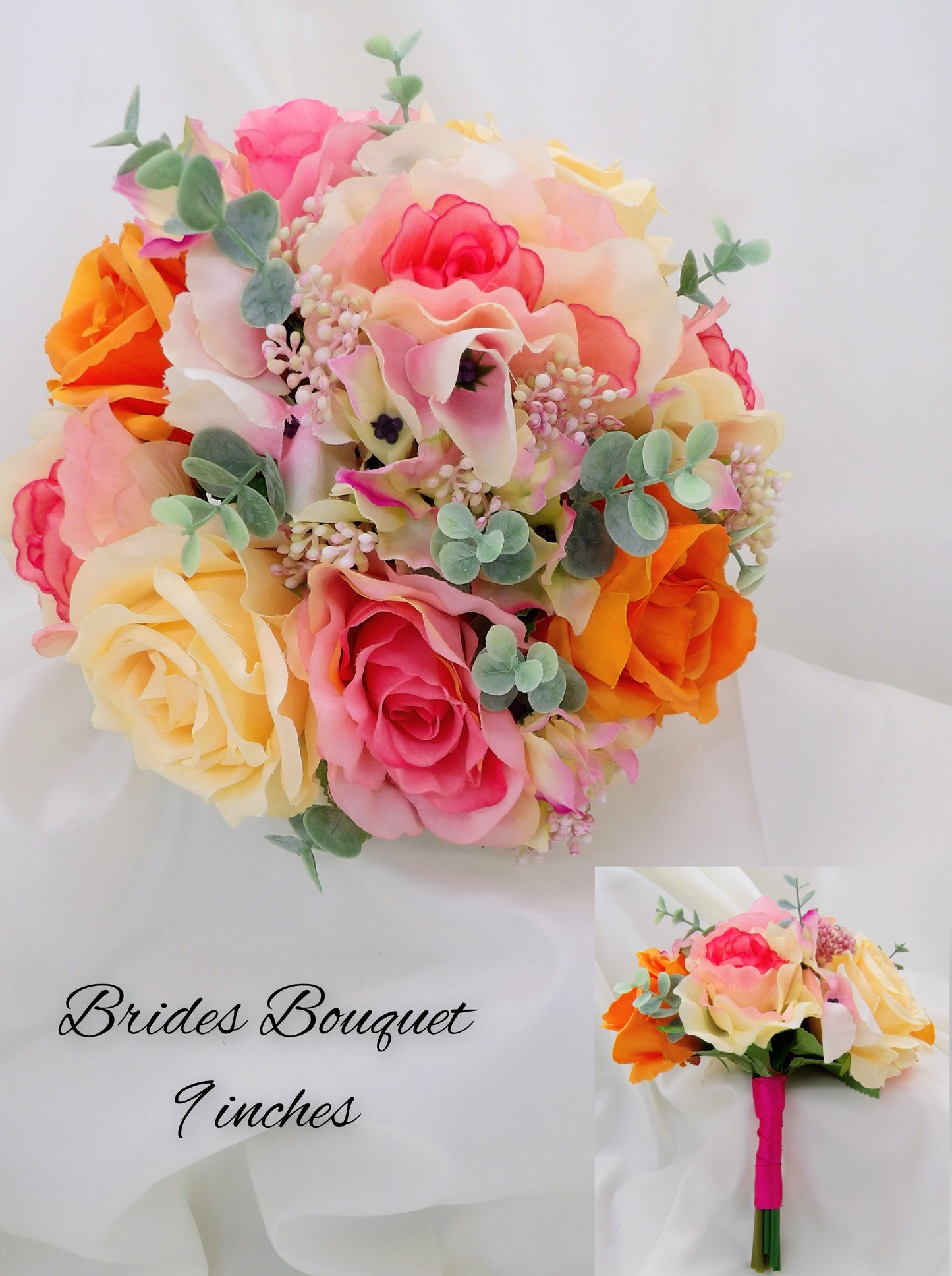Sunset wedding florals